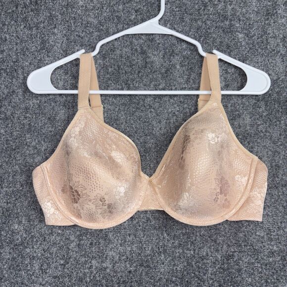 Wacoal 853244 Clear ad classic contour Underwire Bra 38D Beige - Picture 1 of 7